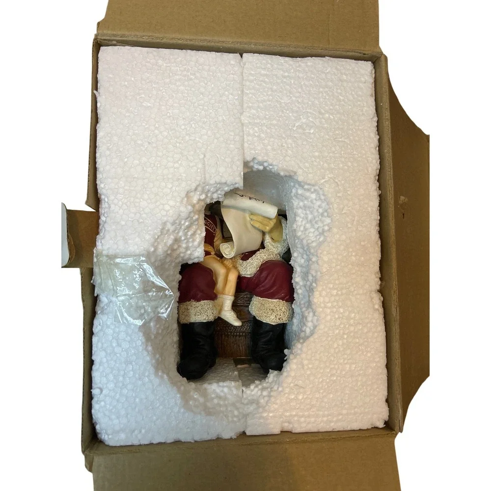 Texas A&M Wishlist Santa Figurine Collegiate Collectables Limited Series 2000‎